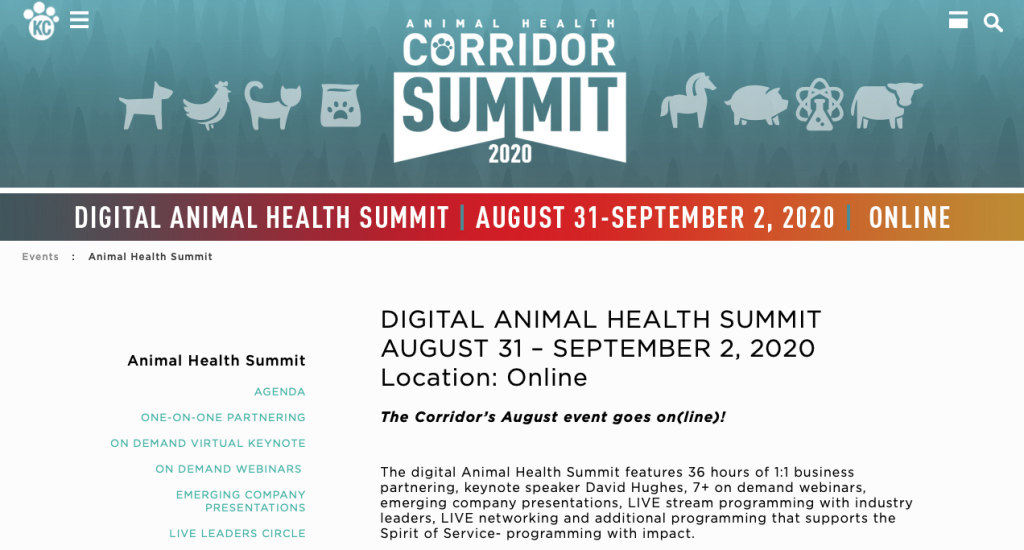 KC Animal Health Corridor Summit 2020